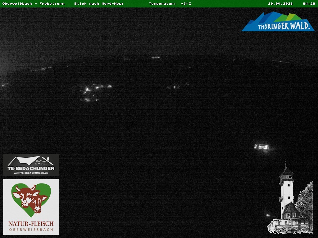 Archiv Foto Webcam Oberweissbach - Blick vom Fröbelturm