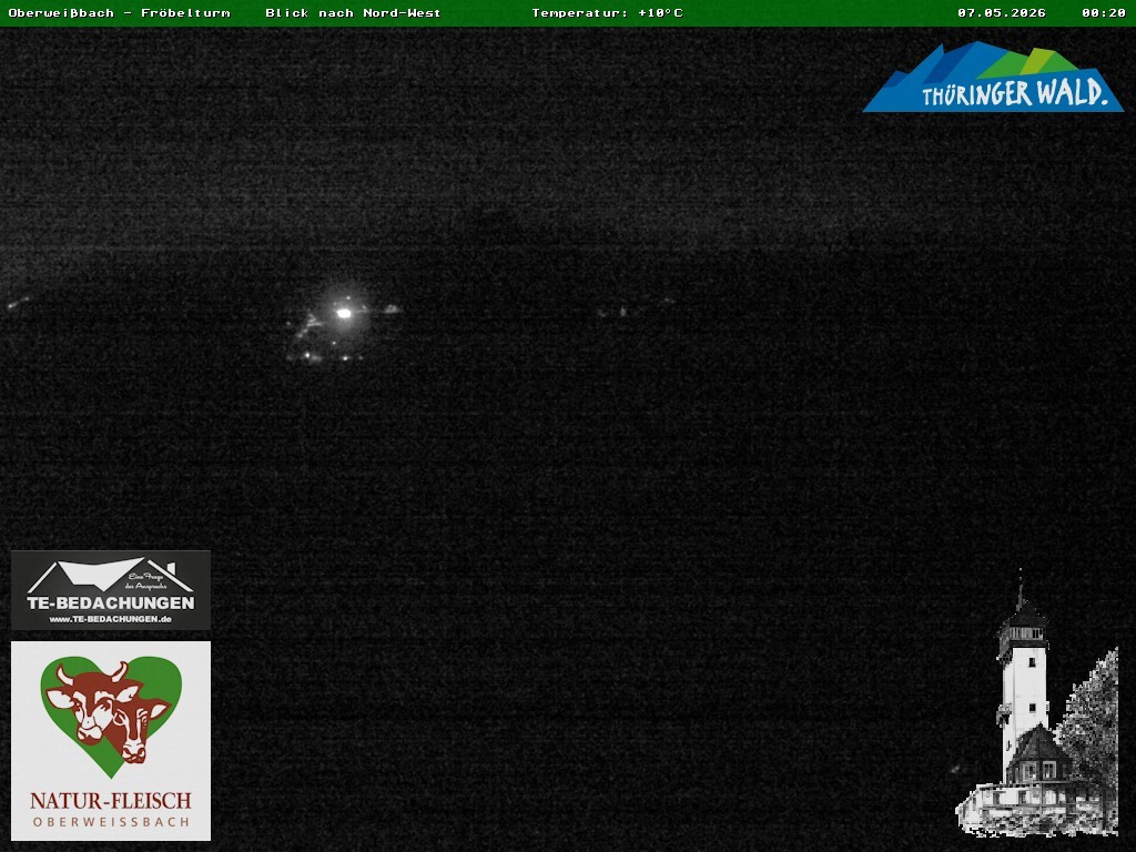 Archiv Foto Webcam Oberweissbach - Blick vom Fröbelturm