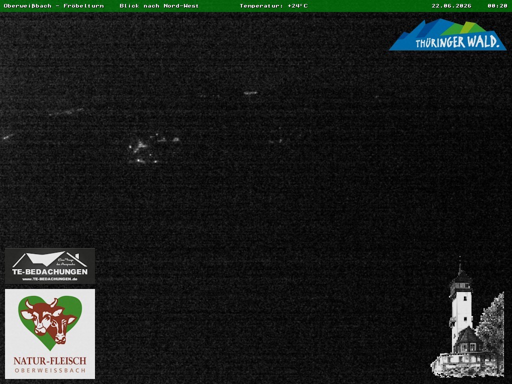 Archiv Foto Webcam Oberweissbach - Blick vom Fröbelturm