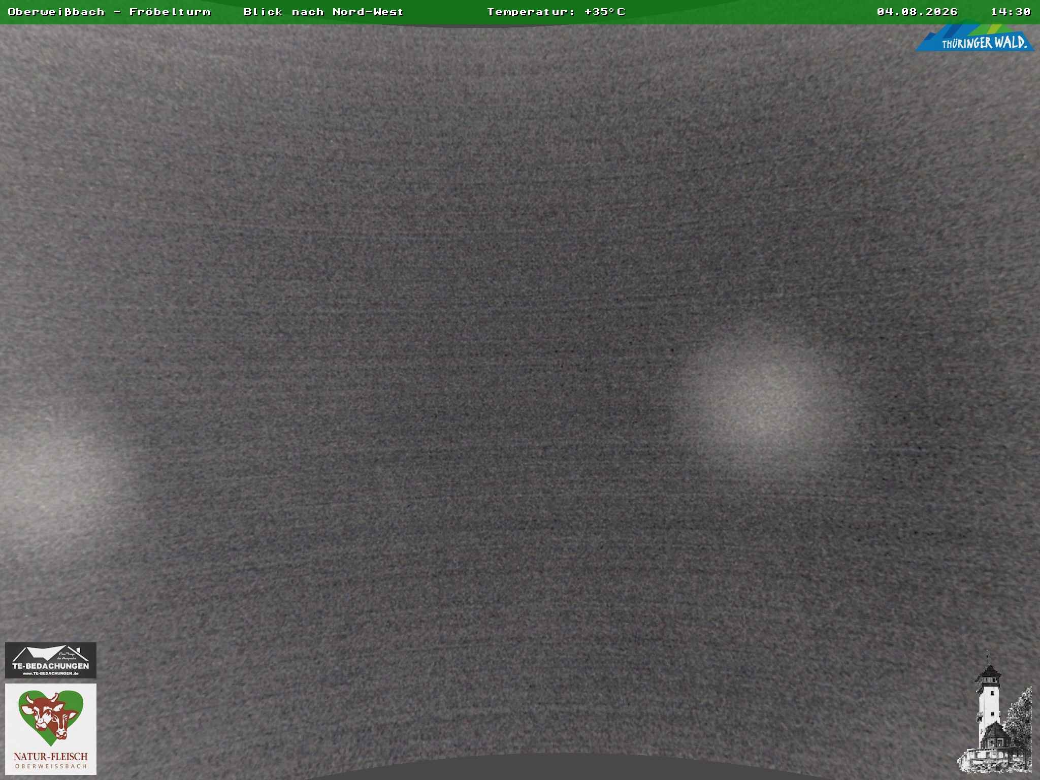 Archiv Foto Webcam Oberweissbach - Blick vom Fröbelturm