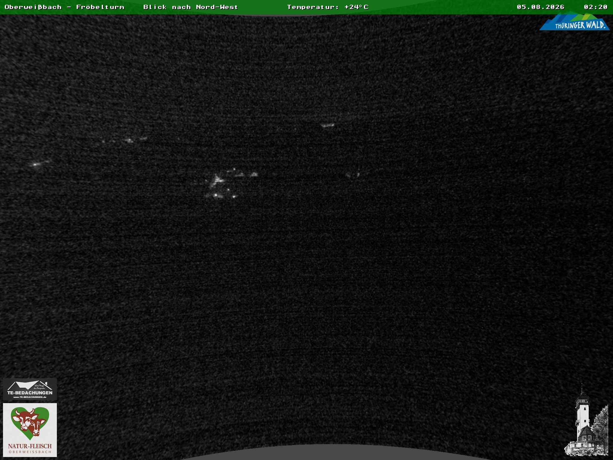 Archiv Foto Webcam Oberweissbach - Blick vom Fröbelturm