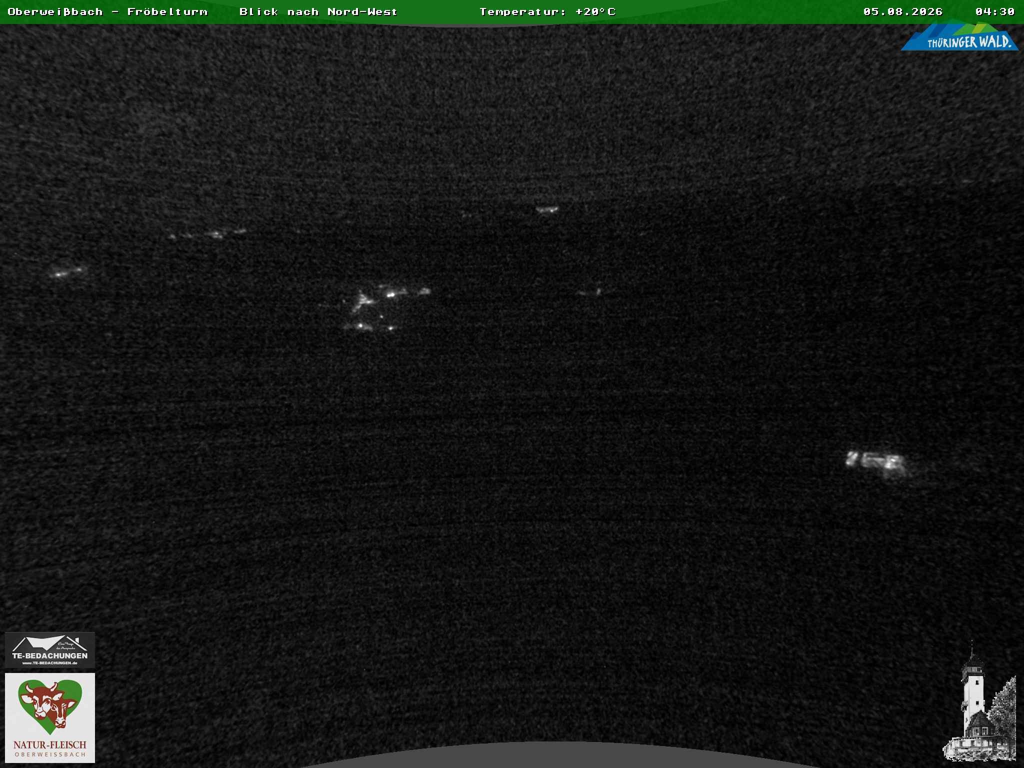 Archiv Foto Webcam Oberweissbach - Blick vom Fröbelturm