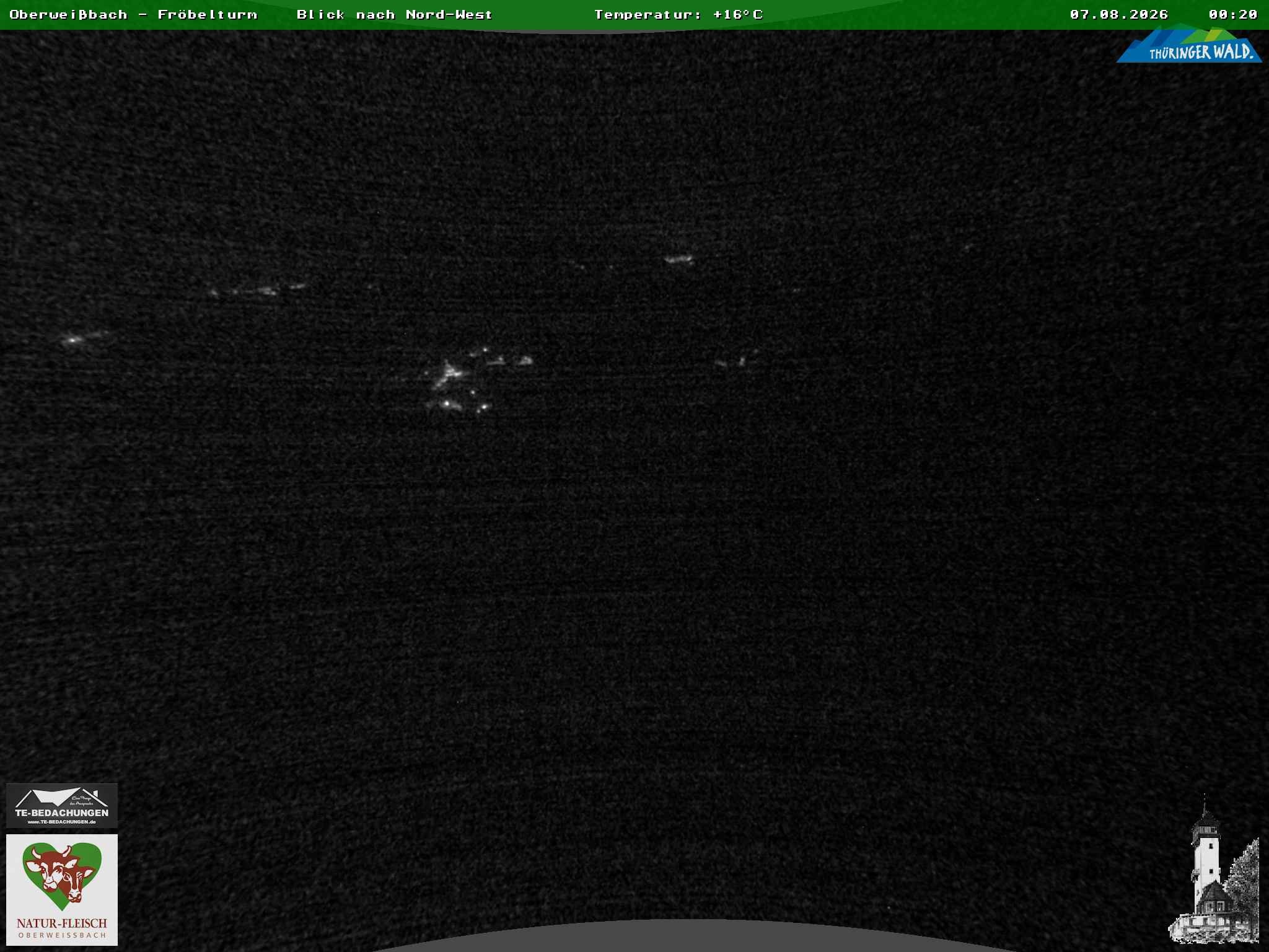 Archiv Foto Webcam Oberweissbach - Blick vom Fröbelturm
