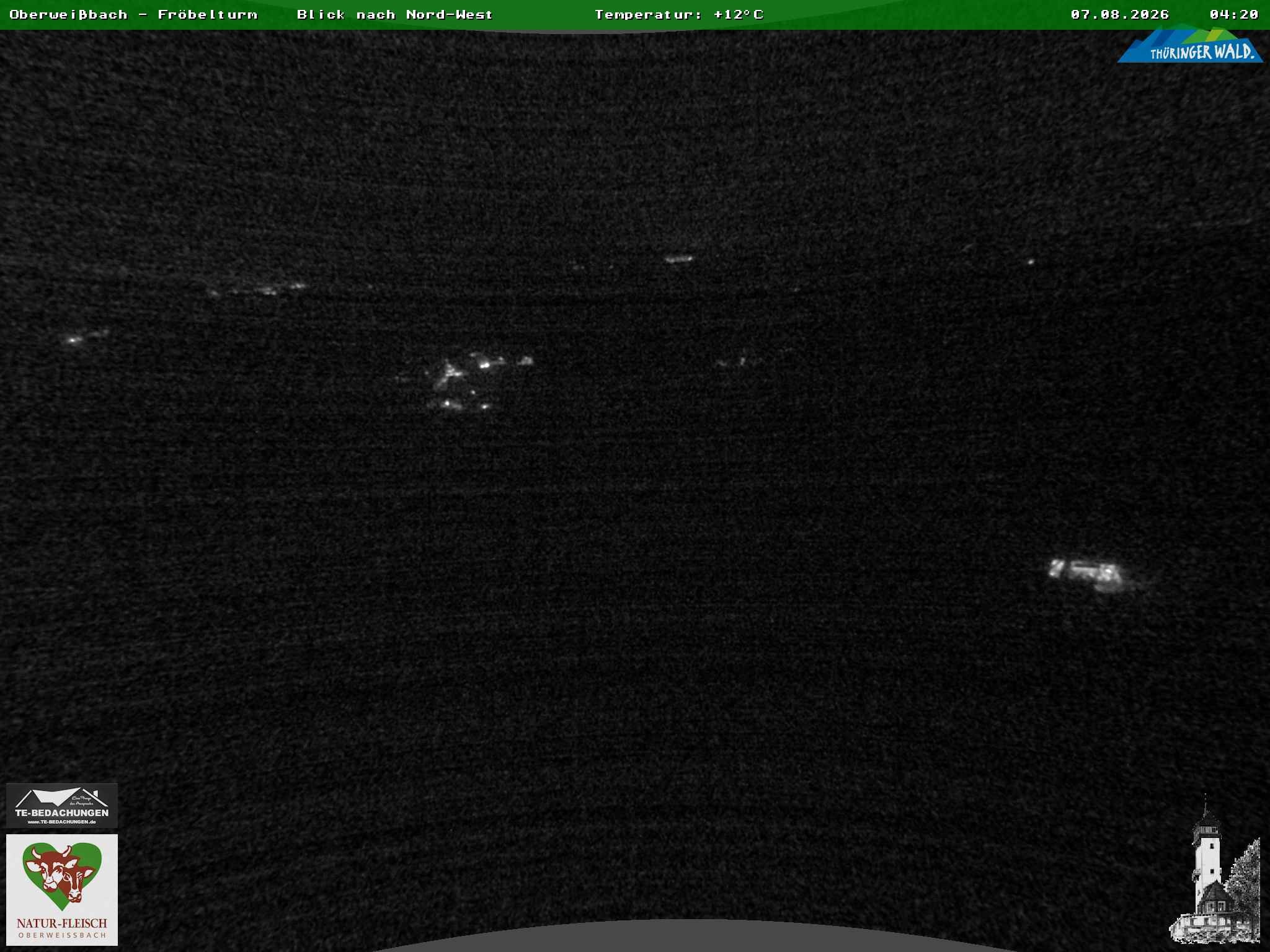 Archiv Foto Webcam Oberweissbach - Blick vom Fröbelturm