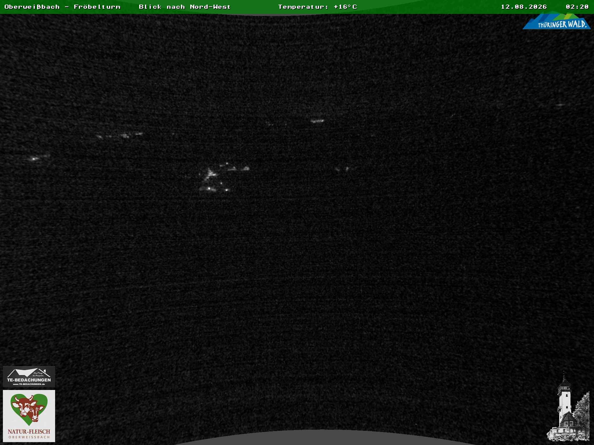 Archiv Foto Webcam Oberweissbach - Blick vom Fröbelturm