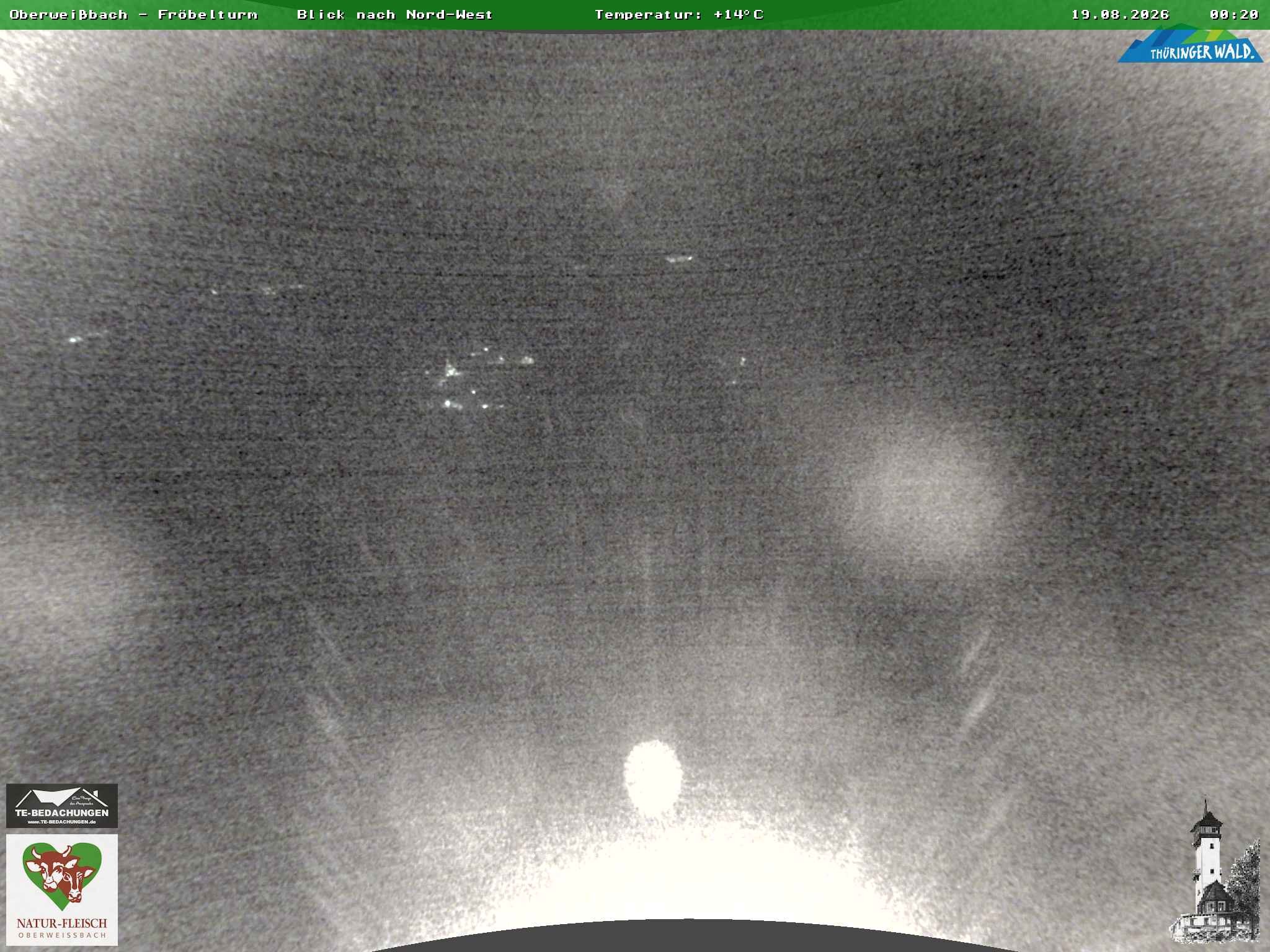 Archiv Foto Webcam Oberweissbach - Blick vom Fröbelturm