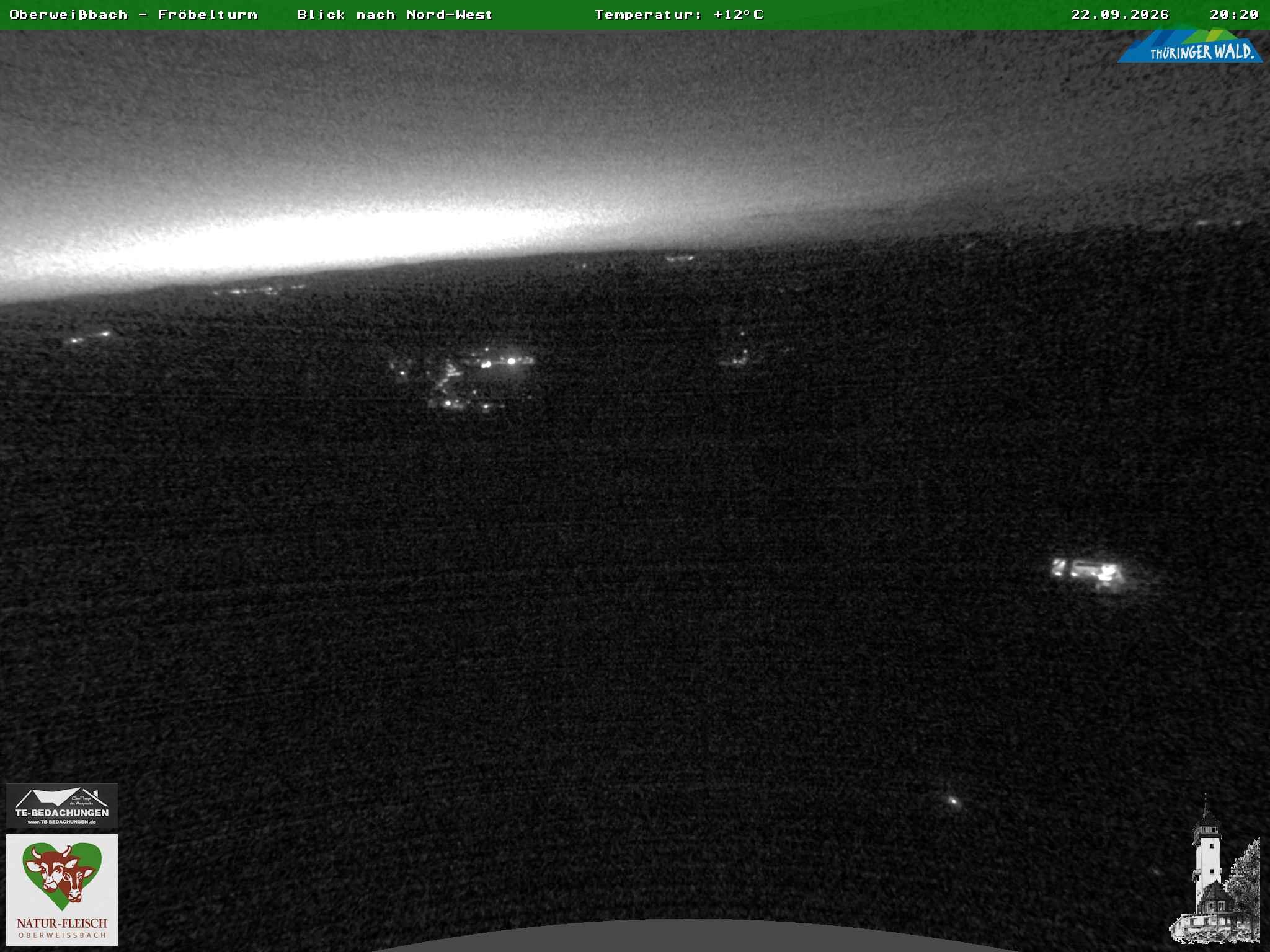 Archiv Foto Webcam Oberweissbach - Blick vom Fröbelturm