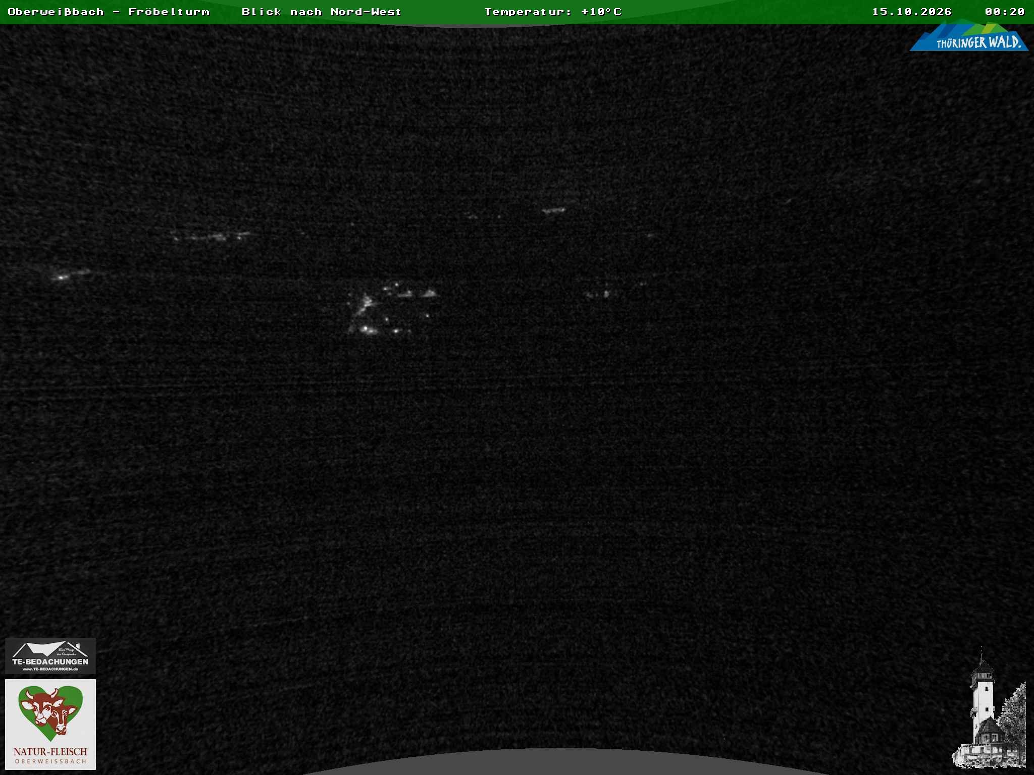 Archiv Foto Webcam Oberweissbach - Blick vom Fröbelturm