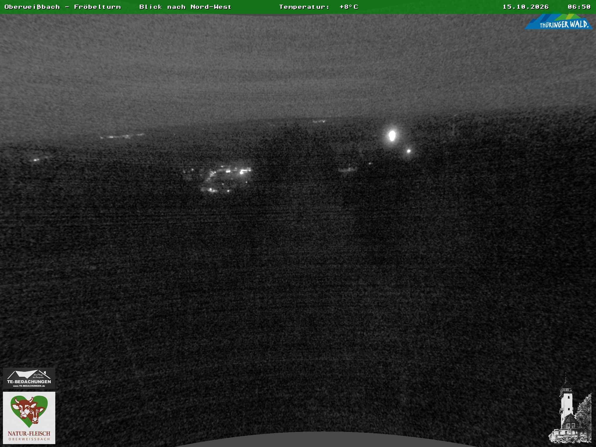 Archiv Foto Webcam Oberweissbach - Blick vom Fröbelturm