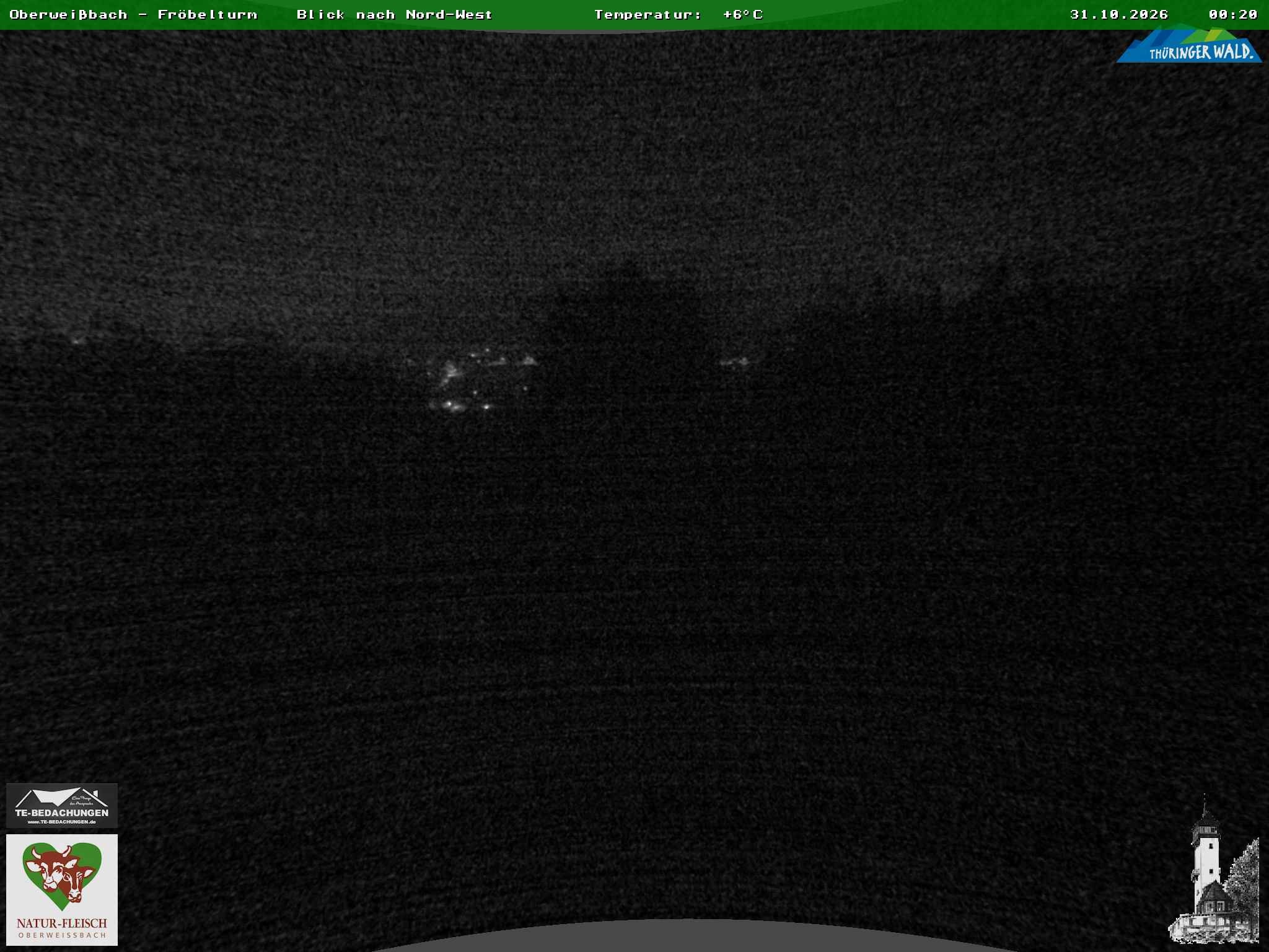 Archiv Foto Webcam Oberweissbach - Blick vom Fröbelturm