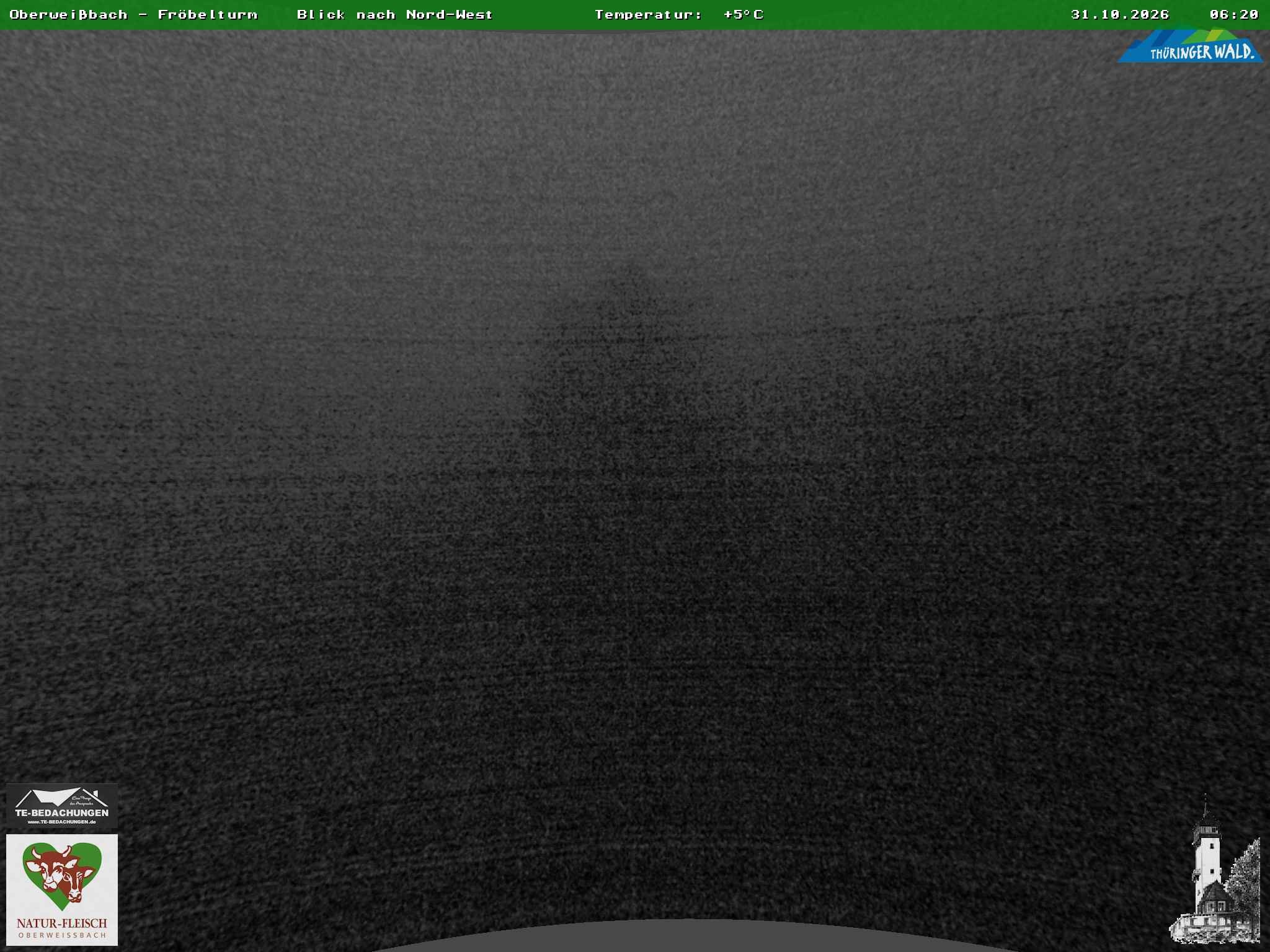 Archiv Foto Webcam Oberweissbach - Blick vom Fröbelturm