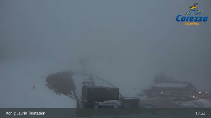 Archived image Webcam Welschnofen: View chair Lift King Laurin