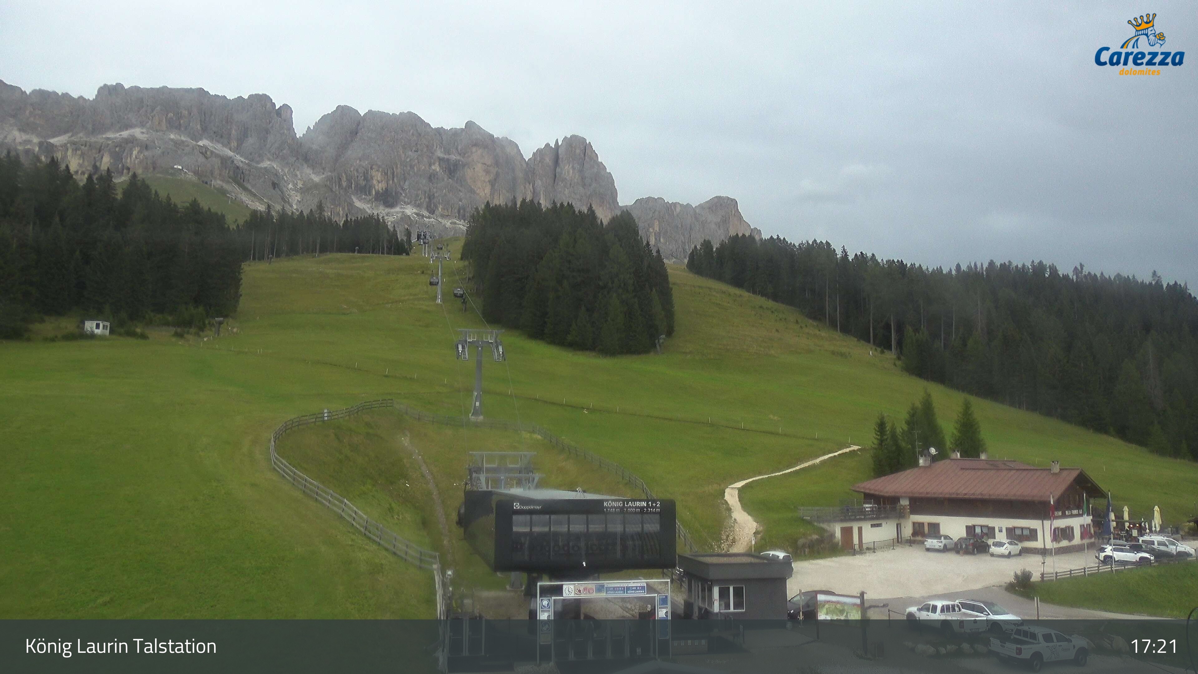 Archiv Foto Webcam Welschnofen: Sesselbahn König Laurin