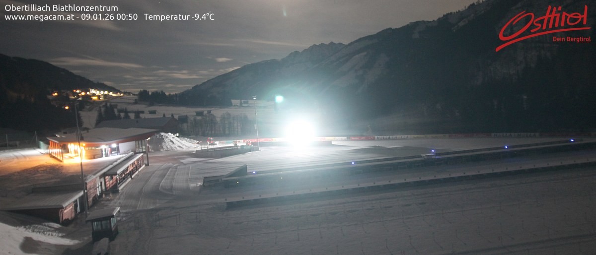 Archiv Foto Webcam Biathlonzentrum Obertilliach, Osttirol