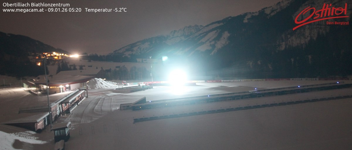 Archiv Foto Webcam Biathlonzentrum Obertilliach, Osttirol
