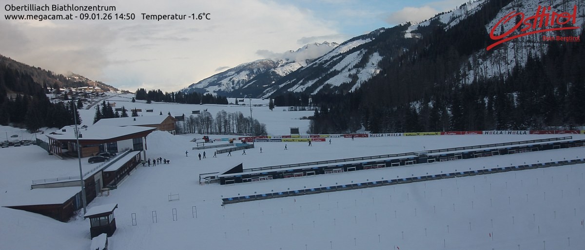 Archiv Foto Webcam Biathlonzentrum Obertilliach, Osttirol
