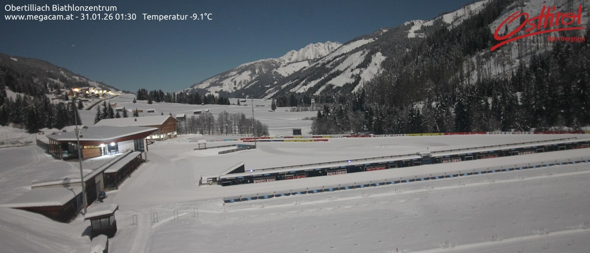 Archiv Foto Webcam Biathlonzentrum Obertilliach, Osttirol