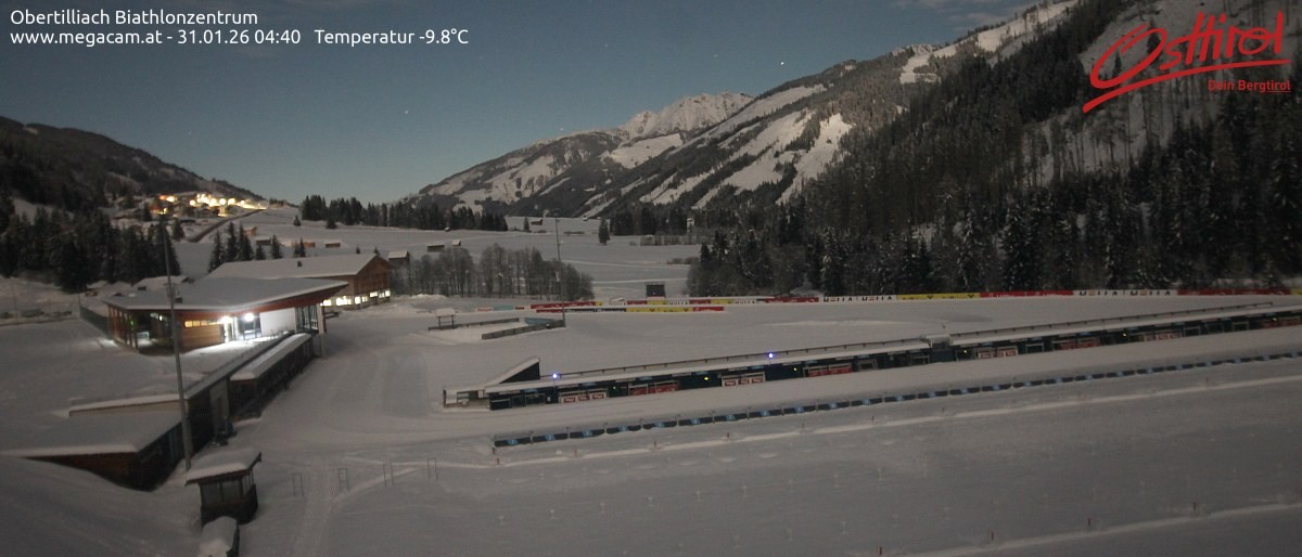 Archiv Foto Webcam Biathlonzentrum Obertilliach, Osttirol