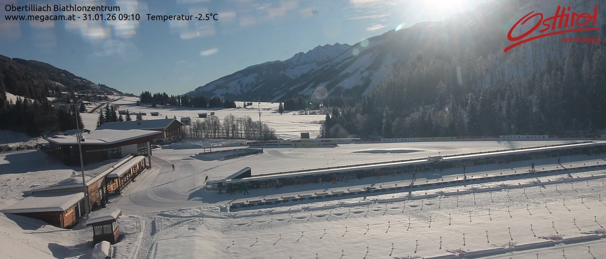 Archiv Foto Webcam Biathlonzentrum Obertilliach, Osttirol