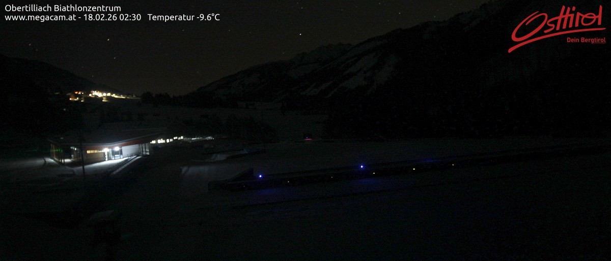 Archiv Foto Webcam Biathlonzentrum Obertilliach, Osttirol
