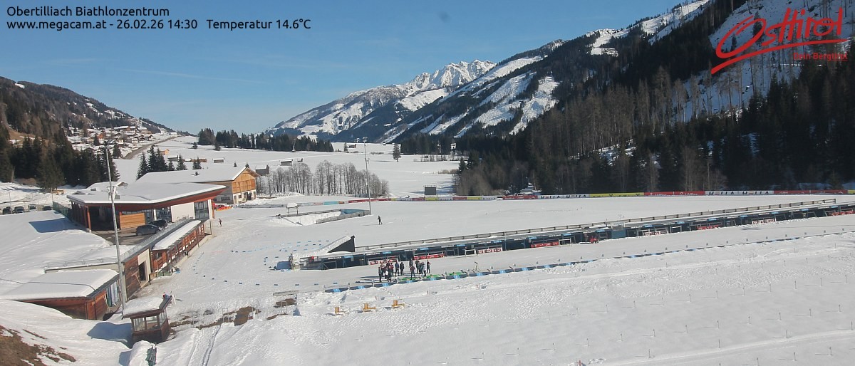 Archived image Webcam Biathlon centre Obertilliach