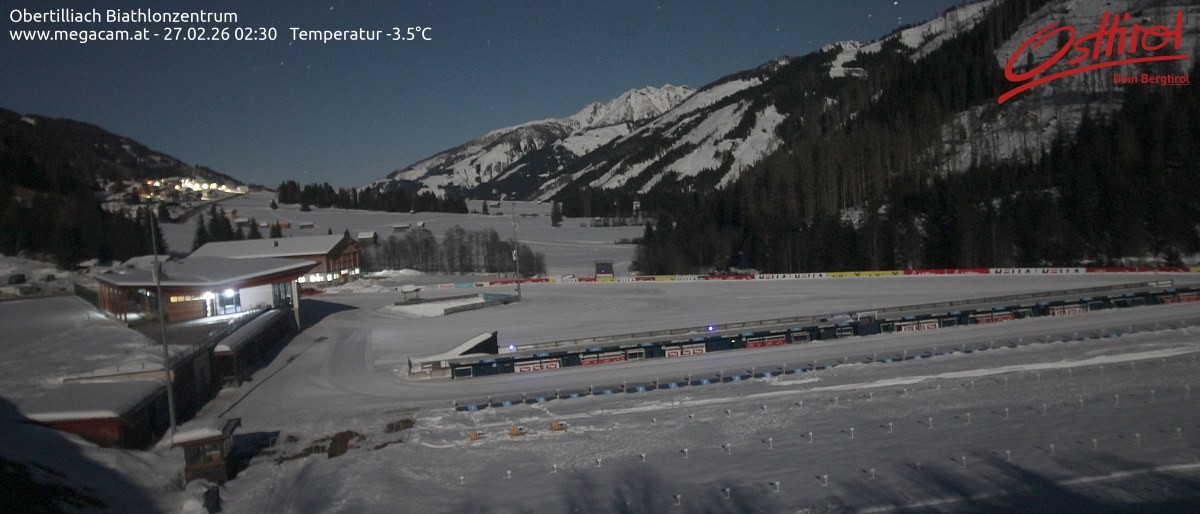 Archiv Foto Webcam Biathlonzentrum Obertilliach, Osttirol