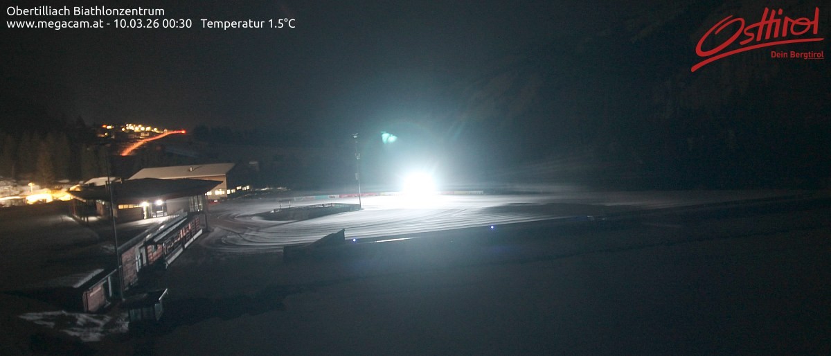 Archiv Foto Webcam Biathlonzentrum Obertilliach, Osttirol