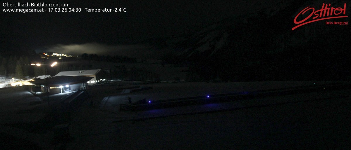 Archiv Foto Webcam Biathlonzentrum Obertilliach, Osttirol