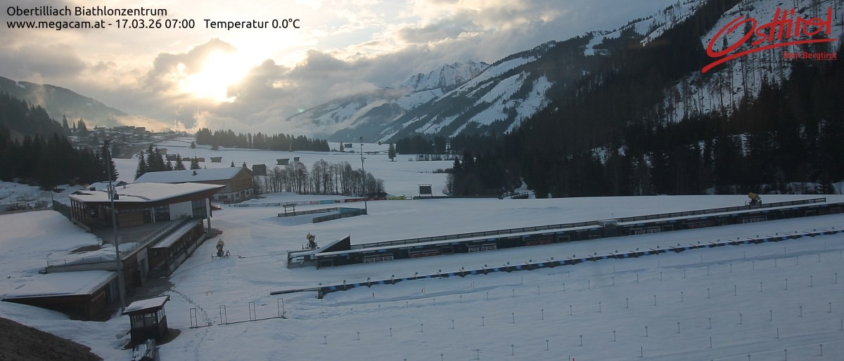 Archiv Foto Webcam Biathlonzentrum Obertilliach, Osttirol