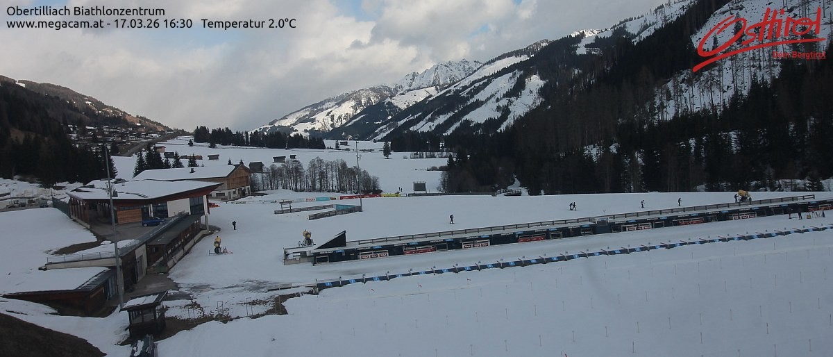 Archiv Foto Webcam Biathlonzentrum Obertilliach, Osttirol
