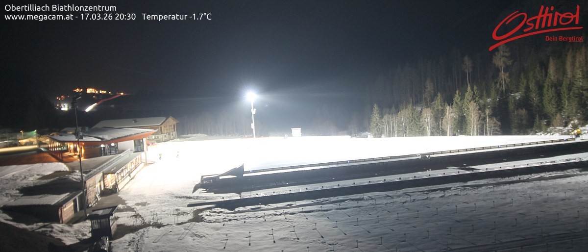 Archiv Foto Webcam Biathlonzentrum Obertilliach, Osttirol