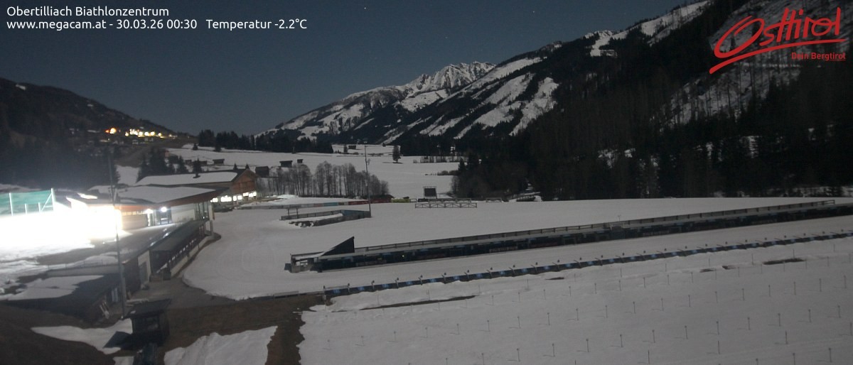Archiv Foto Webcam Biathlonzentrum Obertilliach, Osttirol