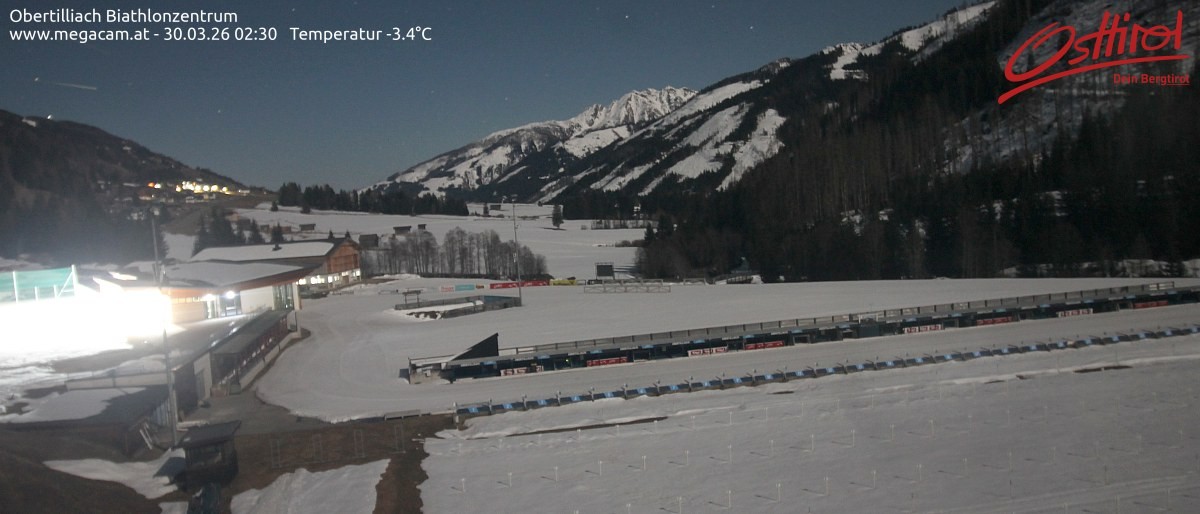Archiv Foto Webcam Biathlonzentrum Obertilliach, Osttirol