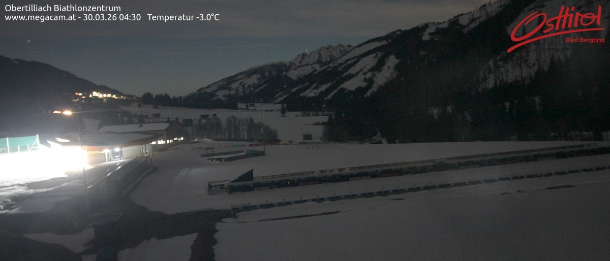 Archiv Foto Webcam Biathlonzentrum Obertilliach, Osttirol