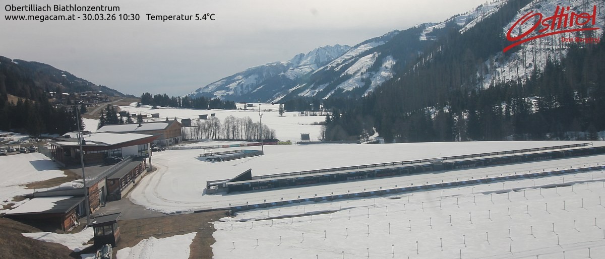 Archiv Foto Webcam Biathlonzentrum Obertilliach, Osttirol