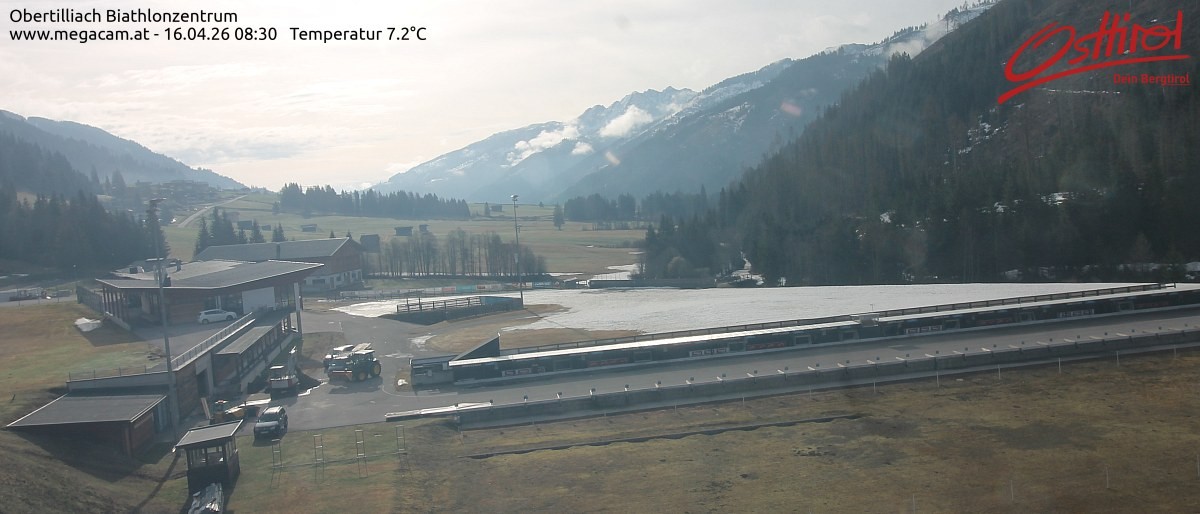 Archived image Webcam Biathlon centre Obertilliach