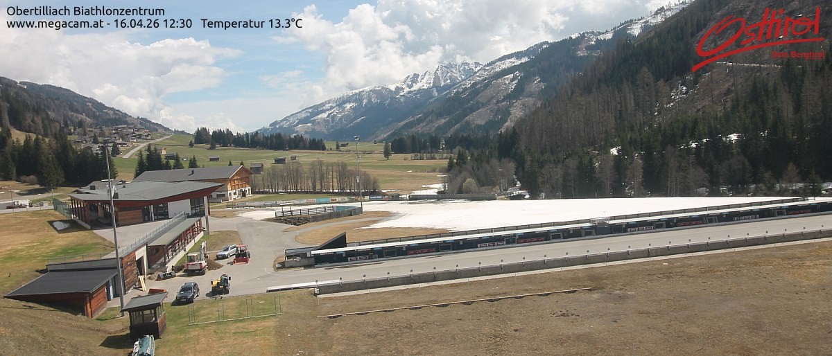 Archived image Webcam Biathlon centre Obertilliach