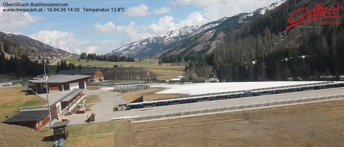 Archived image Webcam Biathlon centre Obertilliach