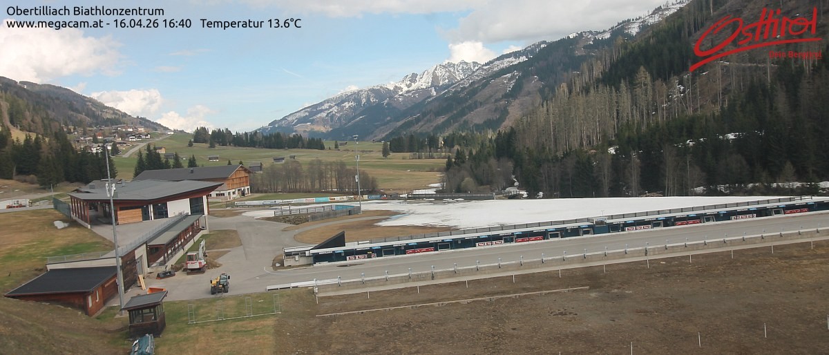 Archived image Webcam Biathlon centre Obertilliach