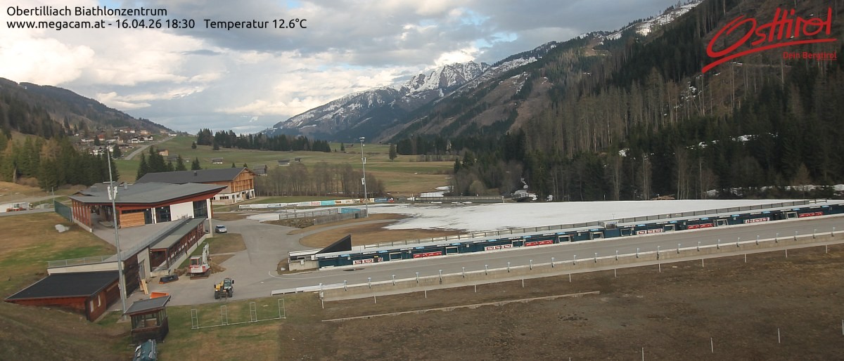Archiv Foto Webcam Biathlonzentrum Obertilliach, Osttirol