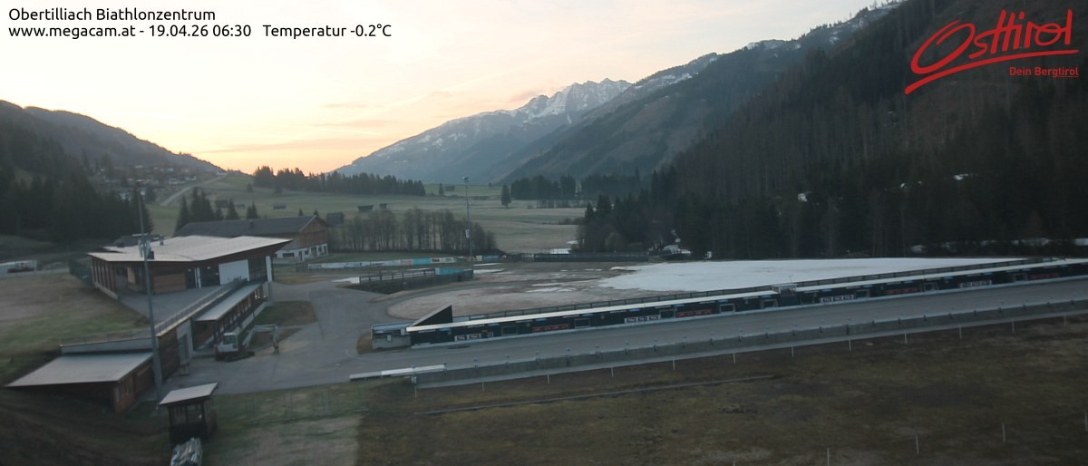 Archiv Foto Webcam Biathlonzentrum Obertilliach, Osttirol