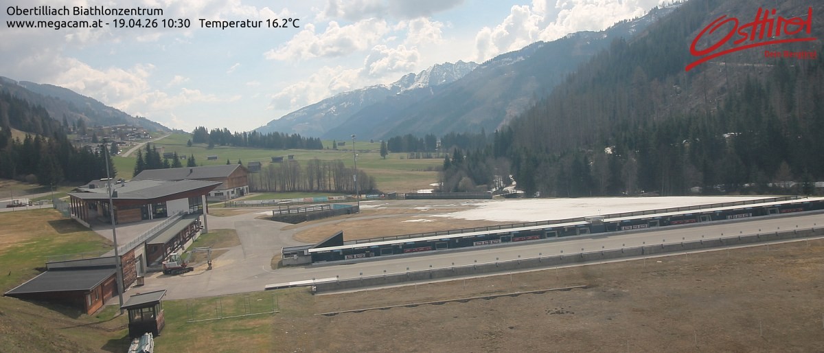 Archiv Foto Webcam Biathlonzentrum Obertilliach, Osttirol