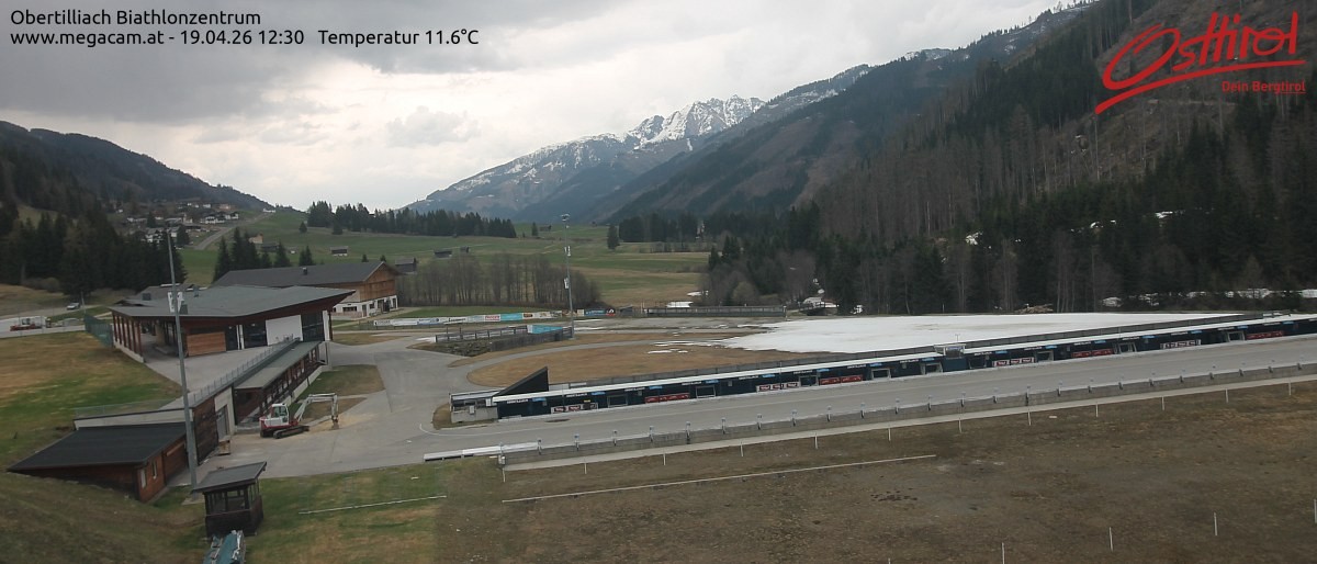 Archiv Foto Webcam Biathlonzentrum Obertilliach, Osttirol