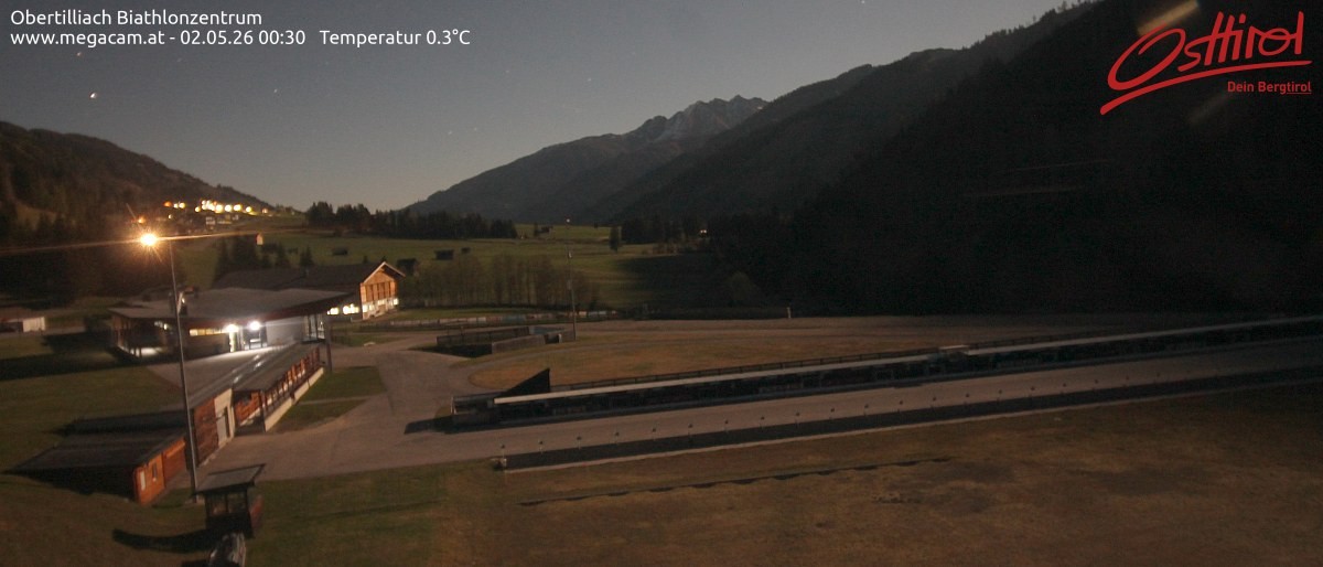 Archiv Foto Webcam Biathlonzentrum Obertilliach, Osttirol