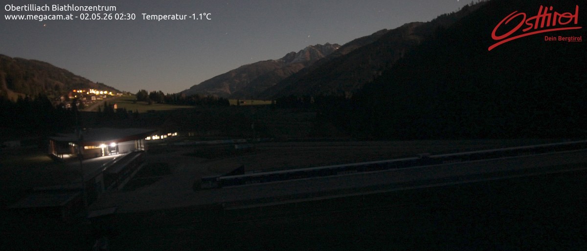 Archiv Foto Webcam Biathlonzentrum Obertilliach, Osttirol