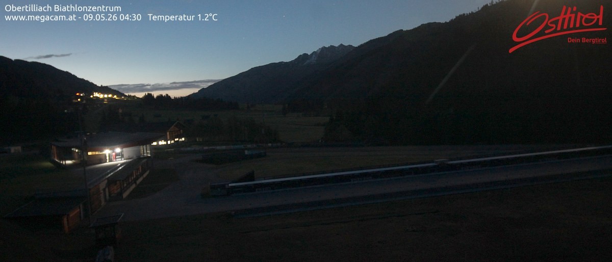 Archiv Foto Webcam Biathlonzentrum Obertilliach, Osttirol