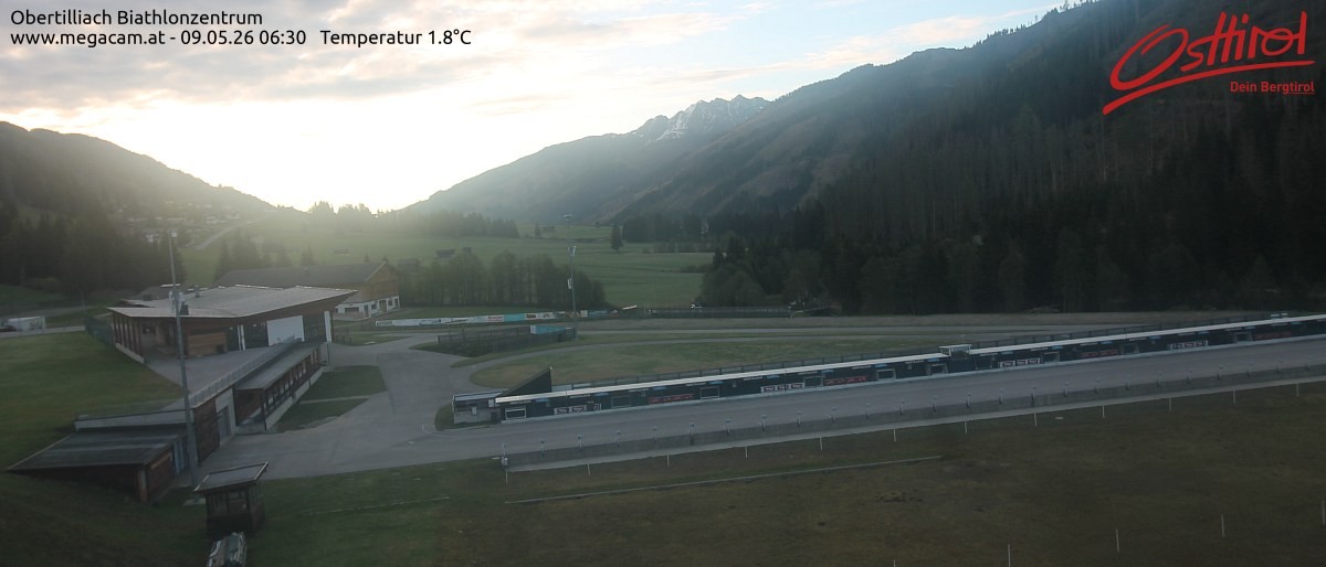 Archiv Foto Webcam Biathlonzentrum Obertilliach, Osttirol