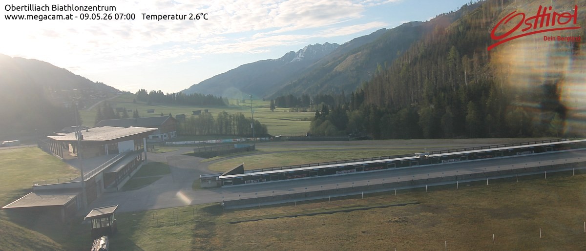 Archiv Foto Webcam Biathlonzentrum Obertilliach, Osttirol