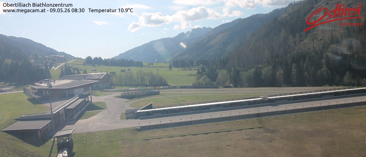 Archiv Foto Webcam Biathlonzentrum Obertilliach, Osttirol