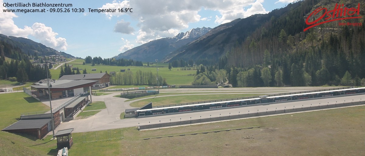 Archiv Foto Webcam Biathlonzentrum Obertilliach, Osttirol